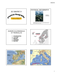 Europe`s Physical Geography