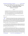 Using The DuPont Decomposing Process To