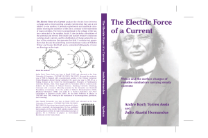 The Electric Force of a Current - IFGW