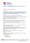 Electric shock protocol - NSW Resources and Energy
