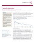 The bond risk premium
