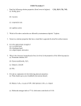 CH301 Worksheet 9 Rank the following solution properties (from
