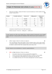 Chapter 32: Worksheet mark scheme