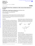 P/S ligands derived from carbohydrates in Rh-catalyzed