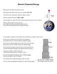 Electric Potential Energy