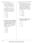 1. To find the image length of a 4-foot tall object in a spherical mirror