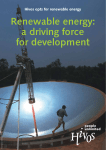 Renewable energy: a driving force for development