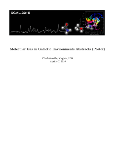 Molecular Gas in Galactic Environments Abstracts (Poster)