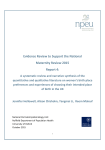 NPEU report 4 – choices evidence review and