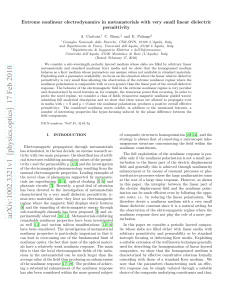 Extreme nonlinear electrodynamics in metamaterials with very small