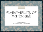 flammability of materials