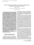 Serum Transaminase Elevations as Indicators of - UNC