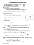 7.6 - Millikan Oil Drop Experiment