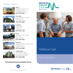 Palliative Care - Genesis CancerCare Queensland