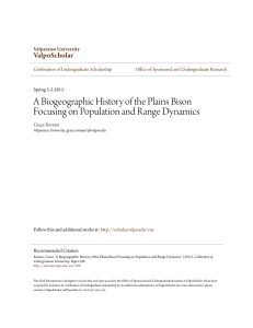 A Biogeographic History of the Plains Bison