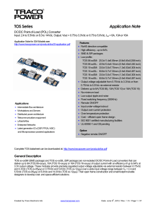 FDC10 10 Series of Power Moudules : DC/DC Converter