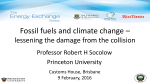 Fossil fuels and climate change