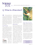 A: Q: What Is a Watershed?