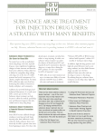 substance abuse treatment for injection drug users