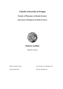 Thesis on Diabetes