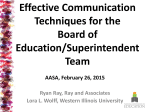 Effective Communication Techniques for the Board of