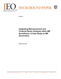 Integrating Macroeconomic and Financial Sector Analyses