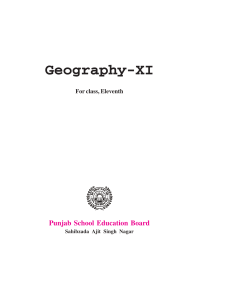 Geography-11 (Eng) - Punjab School Education Board | cPanel Login