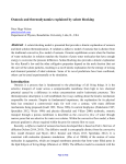 Osmosis and thermodynamics explained by solute blocking