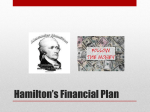 Hamilton`s Financial Plan