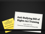 Anti-Bullying Bill of Rights Act Meeting