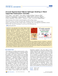 Unusual deprotonated alkynyl hydrogen bonding in metal