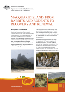 Macquarie Island: from rabbits and rodents to recovery and renewal