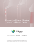 Climate, Health, and Alberta`s Coal-Fired Power Plants