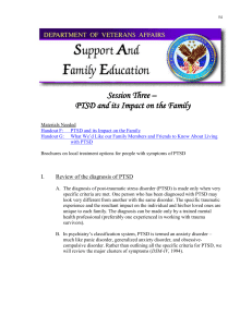 Session #15 – PTSD and its Impact on the Family