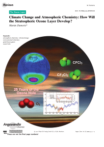 Climate Change and Atmospheric Chemistry: How Will