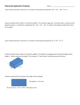 Polynomial Application Problems