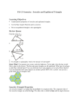 CK-12 Geometry: Isosceles and Equilateral Triangles Learning