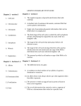 GENETICS VOCABULARY STUDY GUIDE Chapter 2 – section 3 1