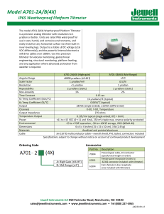 701-2(4x) - Jewell Instruments