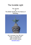 27 2007 - British Society for the History of Radiology