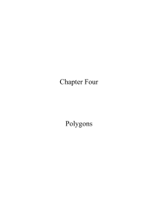 Chapter Four Polygons