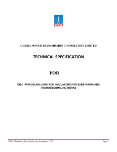 technical specification for