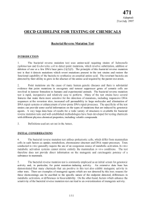 oecd guideline for testing of chemicals