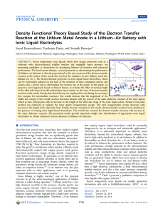 Density Functional Theory Based Study of the Electron Transfer