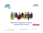 Mainframe Replication Solutions between Data Centers
