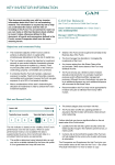 key investor information