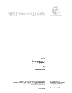 Economic Systems of OECD Nations: Impact and Evolution
