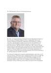 Dr. Todd Richmond, Director of Research Informatics Brief Bio: Dr