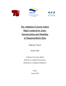 The Altiplano (Central Andes) High Conductivity Zone: Interpretation