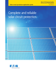 Solar circuit protection application guide no. 10191